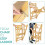 Bamboo Folding Fold Up Library Step Ladder Chair Home Kitchen Office 5