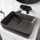 Ceramic Bathroom Vanity Wash Basin Sink Countertop Rectangle Modern 480 x 370mm 2