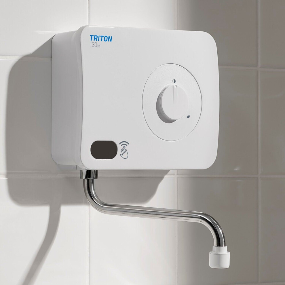 Triton T30i Infrared 3kW 240V Over Sink Electric Hand Wash Water Heater Unit