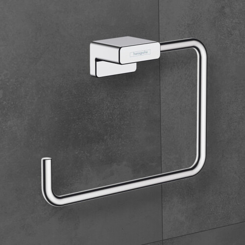 hansgrohe AddStoris Towel Ring Chrome 41754000 on OnBuy