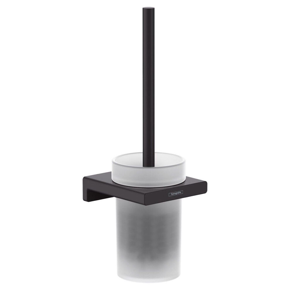 hansgrohe AddStoris Wall Mounted Toilet Brush Holder Matt Black - 41752670