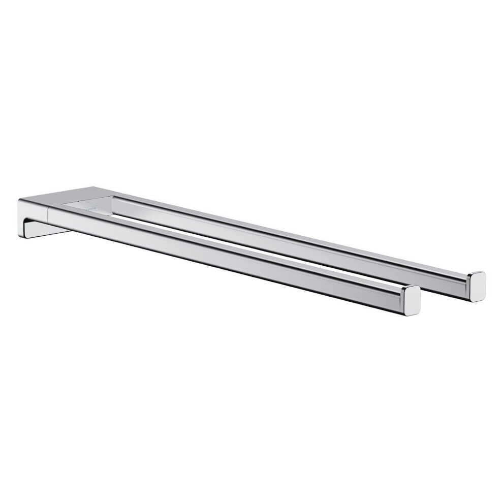 hansgrohe AddStoris Twin-Handle Towel Holder 445mm Chrome - 41770000