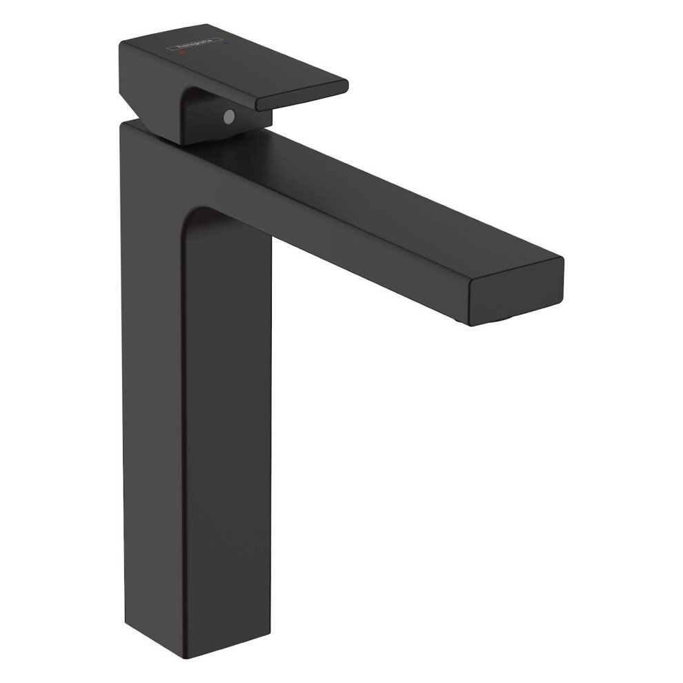 hansgrohe Vernis Shape High Rise Basin Mixer Tap 190 Matt Black - 71591670