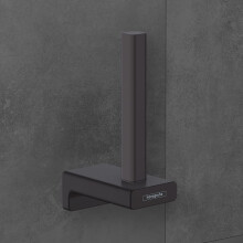 hansgrohe AddStoris Spare Toilet Roll Holder Matt Black - 41756670