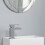 Bathroom Basin White Single Tap Hole Sink Only Square Edge Unit Not Included 1