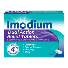 Imodium Dual Action Relief - 6 Tablets