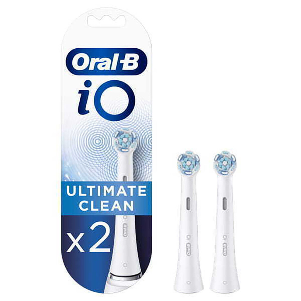 Oral-B White Io Ultimate Cleaning Heads - 2 Heads