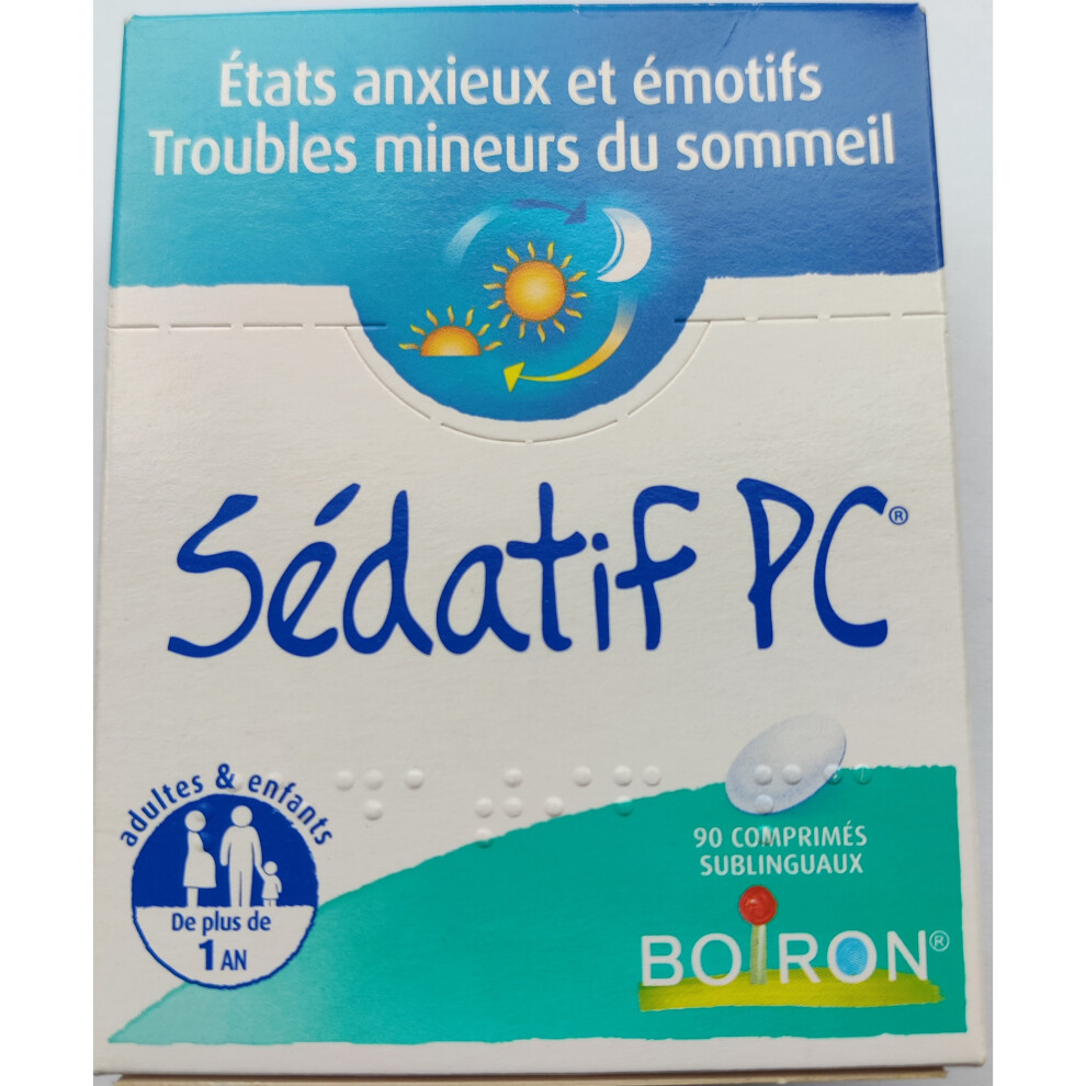 Boiron Sedatif PC Homeopathic Relief (90 tablets) - Stress, Anxiety