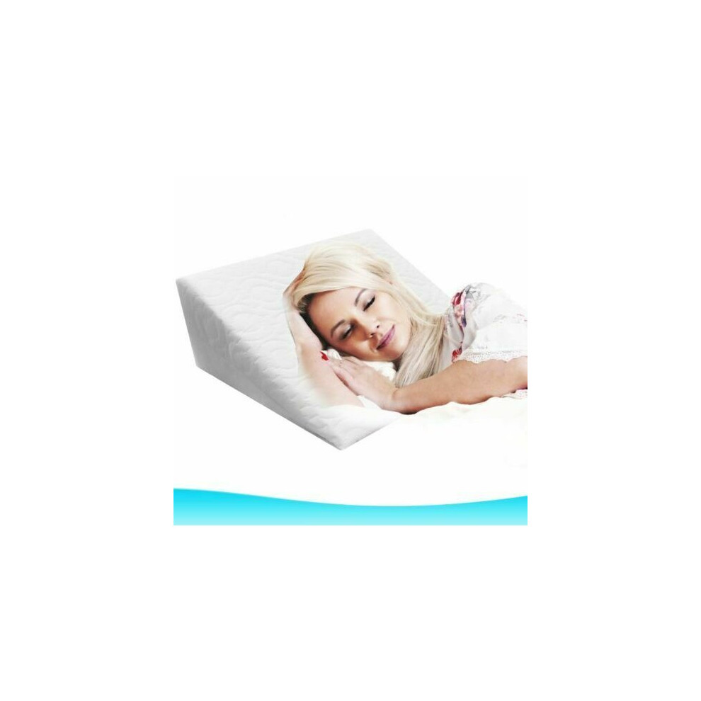 Northern Luxe Bed Wedge Pillow With Luxury Quilted Cover
