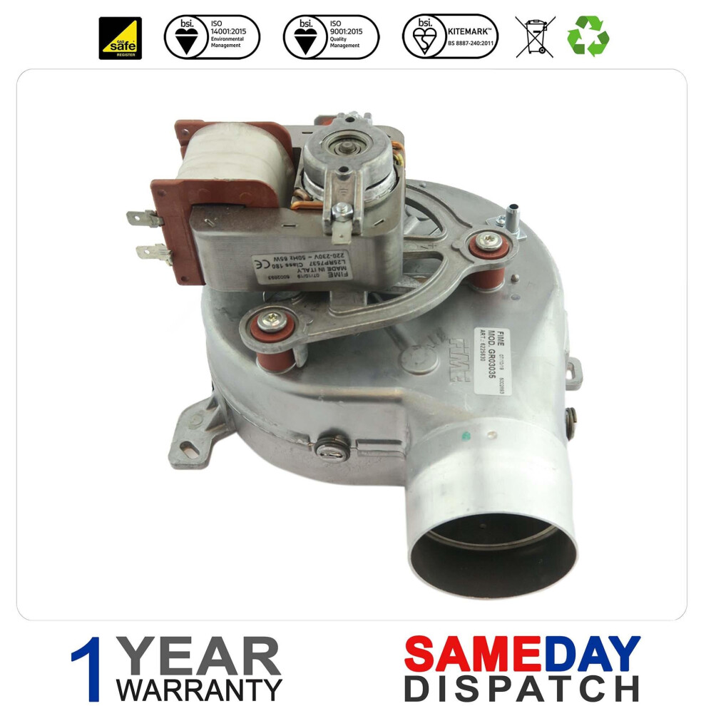 Hts Boiler Fan Assembly Compatible With Sime Boiler Fan Assembly 6225630 5056511819056