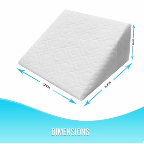 Bed Wedge Pillow with Luxury Quilted Cover 2