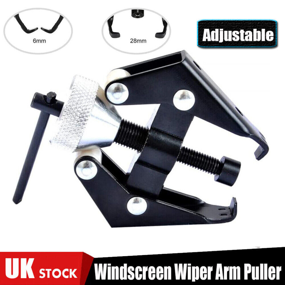 Universal Windscreen Wiper Arm Puller Alternator Bearing Remove Black/Silver 097325003472