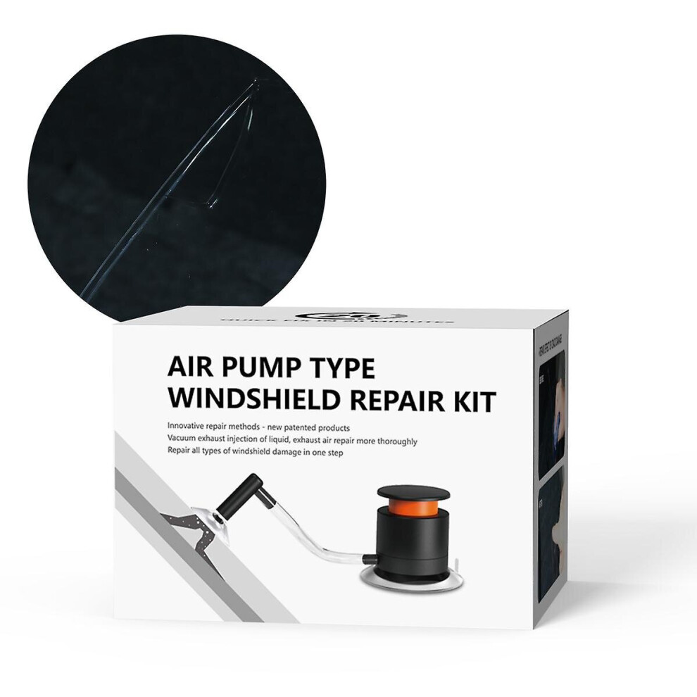 (Cracked) Car Windshield Crack Repair Kit Window Repair Tool Auto Glass Scratch Restore Kit Light 768655146961