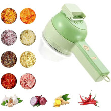 Electric Vegetable Chopper Set Handheld Vegetable Cutter Garlic Chopper Fruit Slicer