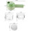 Electric Vegetable Chopper Set Handheld Vegetable Cutter Garlic Chopper Fruit Slicer 5