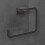 Hansgrohe hansgrohe AddStoris Towel Ring Matt Black - 41754670 2