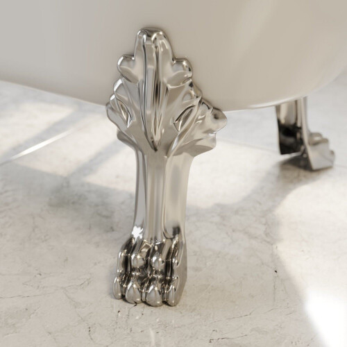 Freestanding Traditional Bath Dragon Legs Chrome Bathroom