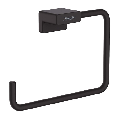 Hansgrohe hansgrohe AddStoris Towel Ring Matt Black - 41754670 2
