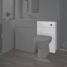 500mm Toilet WC Unit Bathroom Furniture Concealed Cistern Unit Only Modern