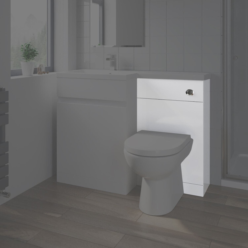 500Mm Toilet Wc Unit Bathroom Furniture Concealed Cistern Unit Only Modern 5056093682383