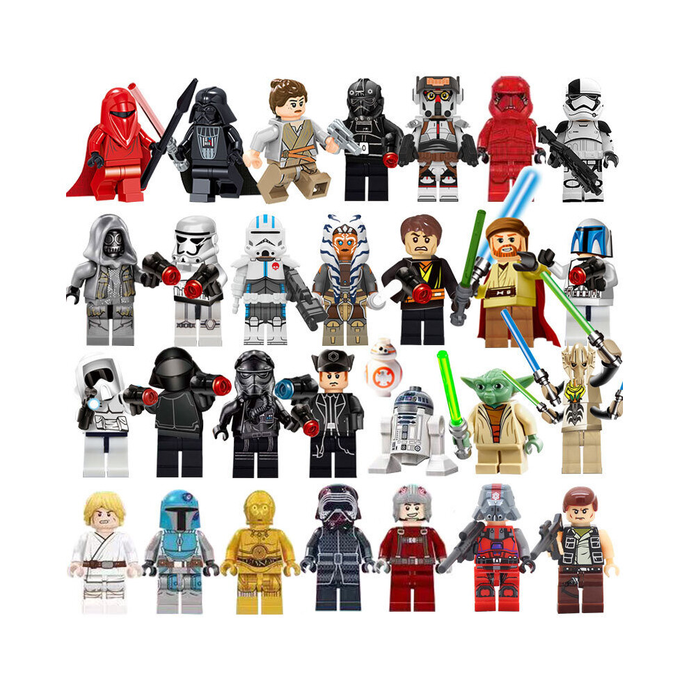 29pcs Minifigure Star Wars Jedi The Force Fit lego