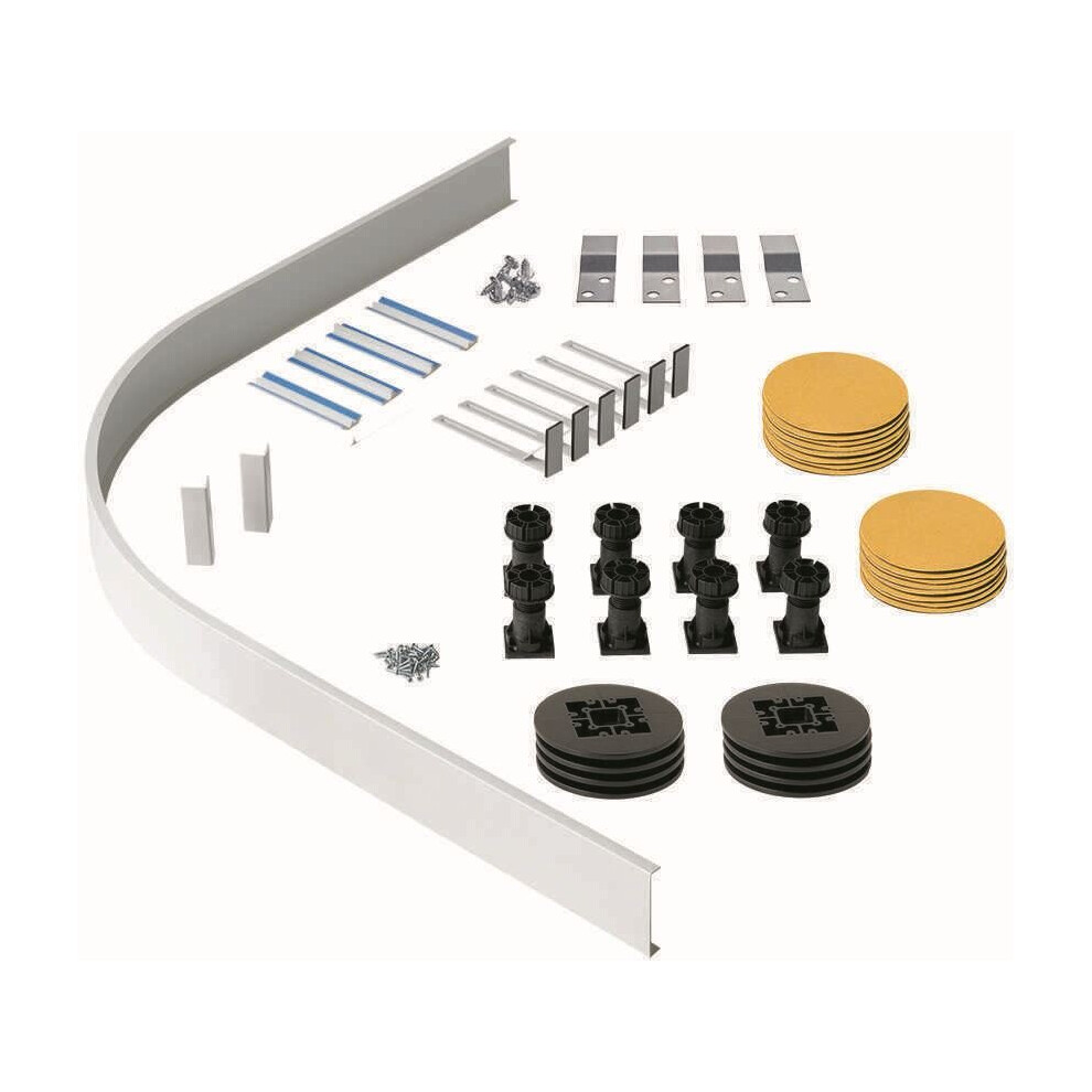 Shower Tray Riser Kit Panel For Quadrant/Offset Quadrant Plinth Adjustable Feet