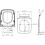 Close Coupled Corner Toilet Bathroom WC Modern White Soft Close Space Saving 6