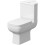 Close Coupled Corner Toilet Bathroom WC Modern White Soft Close Space Saving 2