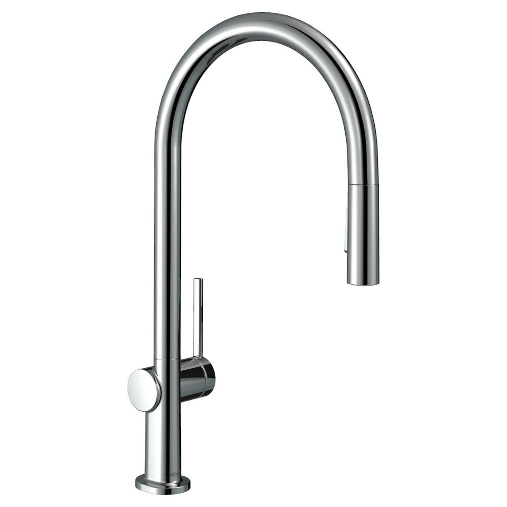 Hansgrohe Talis M54 Kitchen Mixer Tap Single Lever Modern Chrome Pull Out Spout