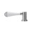Croydex Croydex Classic White & Chrome Toilet Cistern Lever 3