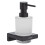 Hansgrohe Hansgrohe AddStoris Bathroom Liquid Soap Dispenser Black Wall Mounted Modern 1