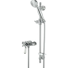 Bristan Regency Thermostatic Shower Round Exposed Dual Control Mini Valve & Head