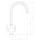 Rangemaster Kitchen Monorise Mono Mixer Tap Lever Swivel Spout Swan Neck Chrome Twin Handle 2