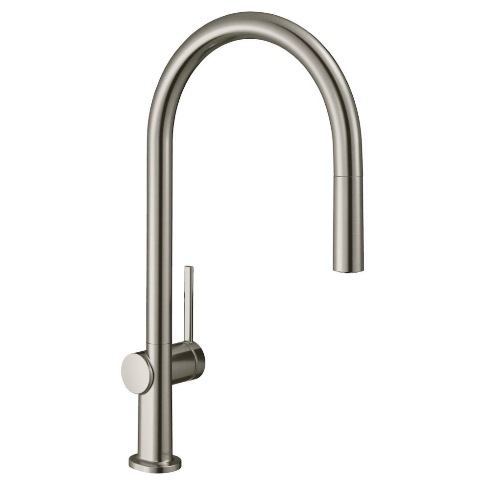 Hansgrohe Talis Kitchen Mixer Tap Single Lever Pull Out Spout Stainless Steel