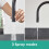 Hansgrohe Hansgrohe Talis Kitchen Mixer Tap Single Lever Modern Black Pull Out Spout 9