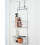 Croydex Croydex Rust Free Over the Door Hook Double Basket Bathroom Chrome Plated 1
