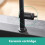 Hansgrohe Hansgrohe Talis Kitchen Mixer Tap Single Lever Modern Black Pull Out Spout 11
