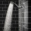 Triton Triton Universal Shower Head 3 Spray High Flow Bathroom High Pressure Chrome 2