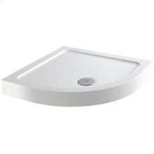 Modern Square Shower Tray 900 x 900mm Easy Plumb Slimline Lightweight White