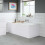 Modern Bathroom 800mm End Bath Panel 18mm MDF White Gloss Wooden Plinth Easy Cut 2