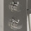 Thermostatic Shower Panel Column Tower Body Jets Twin Head Bathroom Silver 5