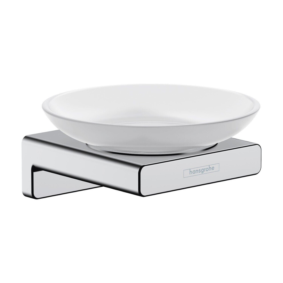 Hansgrohe AddStoris Bathroom Soap Dish Chrome Wall Mounted Contemporary Stylish