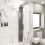 Thermostatic Shower Panel Column Tower Body Jets Twin Head Bathroom Silver 1