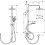 Hansgrohe Hansgrohe Vernis Blend Riser Kit Round Drencher Head Handset Adjustable Chrome 2