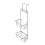 Croydex Croydex Rust Free Over the Door Hook Double Basket Bathroom Chrome Plated 4