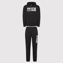 (Black, L) Nike Mens Full Tracksuit Set Hoodie Fleece Hooded Sweatshirt Joggers Bottoms