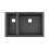 Hansgrohe Hansgrohe S51 Kitchen Sink 1.5 Bowl Stone Grey Undermount SilicaTec 710mm 1