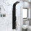 HEAD Thermostatic Bathroom Shower Tower Panel Column Body Jets Twin Head Matt Black 1