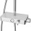 Triton Triton Thermostatic Mixer Bar Shower Twin Head Adjustable Riser Rail Chrome 3