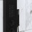 HEAD Thermostatic Bathroom Shower Tower Panel Column Body Jets Twin Head Matt Black 3